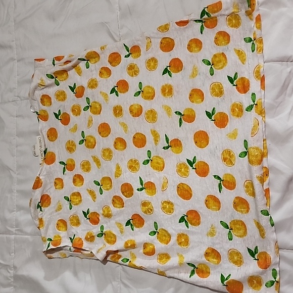 Orange/citrus Cynthia Rowley shirt - Picture 5 of 10